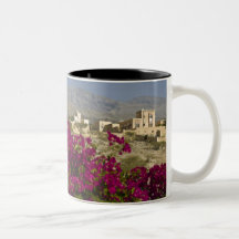 Oman, Western Hajar Mountains, Al Hamra. Town Coffee Mugs