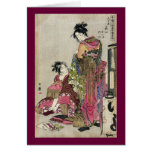 Omando – Ogie Oiyo and Takeji by Utamaro Card