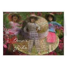 Oma's Girls Card