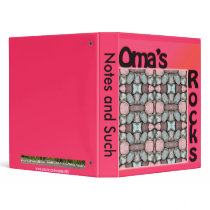 Oma's Notes and Such binders