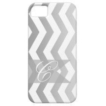 Ombre Chevron Style! | silver Monogram Case For The iPhone 5