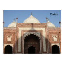 ombre de dôme du Taj Mahal Cartes Postales