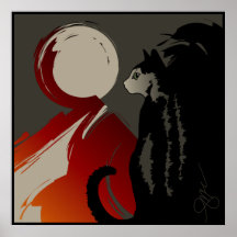 Ombre d'un Chat Posters