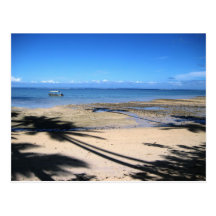 Ombres chassant la marée basse cartes postales