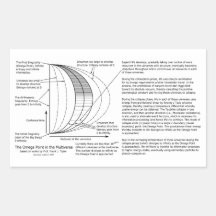Omega Point Multiverse Diagram Rectangle Sticker