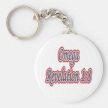 Omega Revelation 1:8 Key Chains