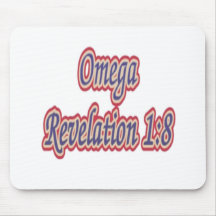 Omega Revelation 1:8 Mousepad
