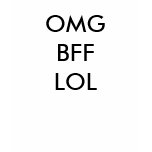 OMG BFF LOL t-shirts