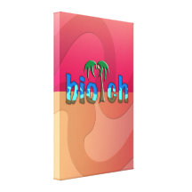 OMG! biotch Canvas Prints