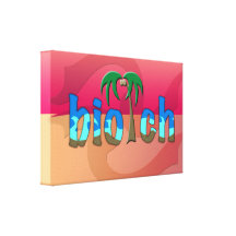 OMG! biotch Canvas Prints