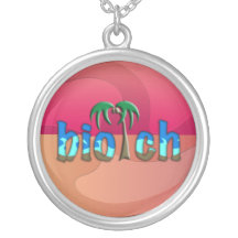 OMG! biotch Custom Necklace
