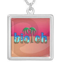 OMG! biotch Custom Necklace