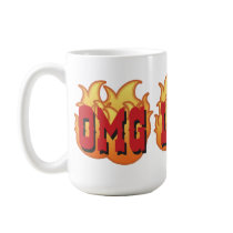 OMG LOL BBQ COFFEE MUG
