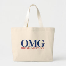 OMG Obama Must GO Canvas Bag