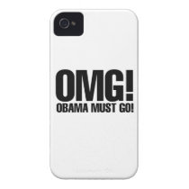 OMG Obama Must Go Case-mate Iphone 4 Case