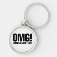 OMG Obama Must Go Key Chains
