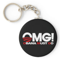 OMG! Obama Must Go Key Chain