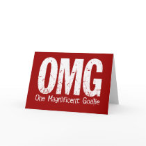 OMG: One Magnificent Goalie Greeting Cards