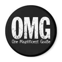 OMG: One Magnificent Goalie Refrigerator Magnets