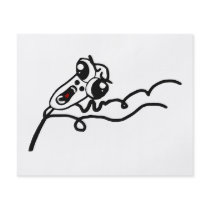 OMG RUN Scared Rage Face Comic Meme Flyer