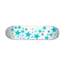 OMG STARS!!! TURQ/WHT