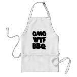 OMG WTF BBQ Barbeque Apron