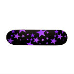 OMGSTARS! IRIDESCENT PURPLE CUSTOM SKATE BOARD