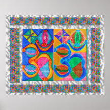OMMANTRA - Om Mantra Double Artistic Poster