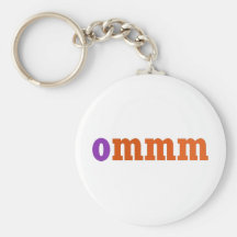 Ommm Meditation Design Key Chains