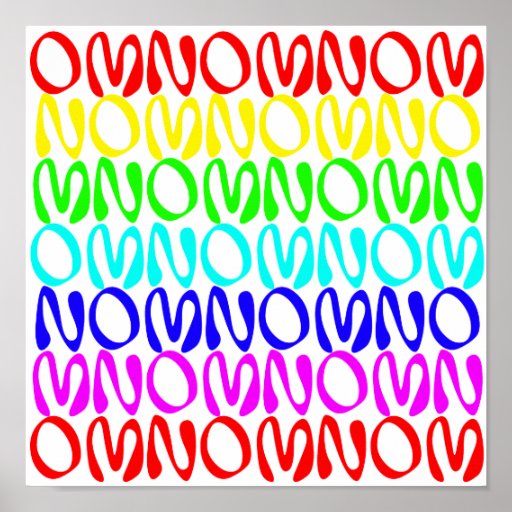 OMNOMNOM 4 POSTER