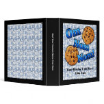 #OmNomNom, Cookie Lover Blue and White Binder