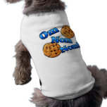#OmNomNom, Cookie Lover Blue and White pet clothing