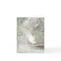 On a Grey Morning Blank Card