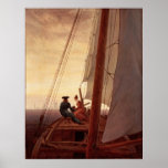 On a Sailing Ship Print