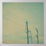 On a wire Print