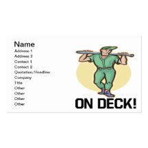 On Deck Business Cards