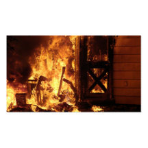 On Fire Business Card Templates