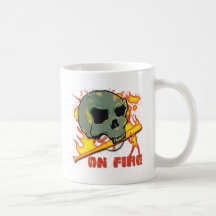 ON FIRE COFFEE MUGS