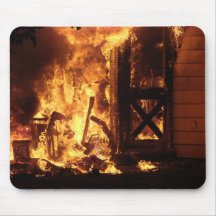 On Fire Mouse Pads