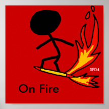 On Fire Poster