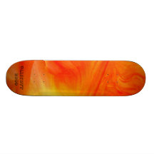 On Fire Skateboard