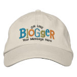 On Line Blogger Personalize Embroidery Hat embroidered hats