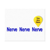 On My Last Nerve Stretched Canvas Prints