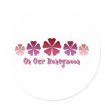 On Our Honeymoon stickers