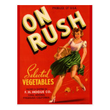 On Rush Post Cards
