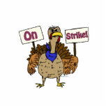 On Strike - Talking Turkey Photo Cut Out