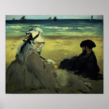 On the Beach, 1873 Print