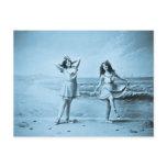 On The Beach vintage 1902 Post Card