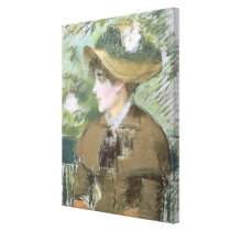 On the Bench, 1879 (pastel) canvas prints