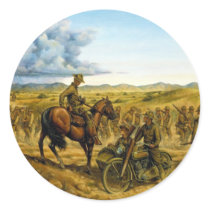 On the Border by Donna Neary Sticker